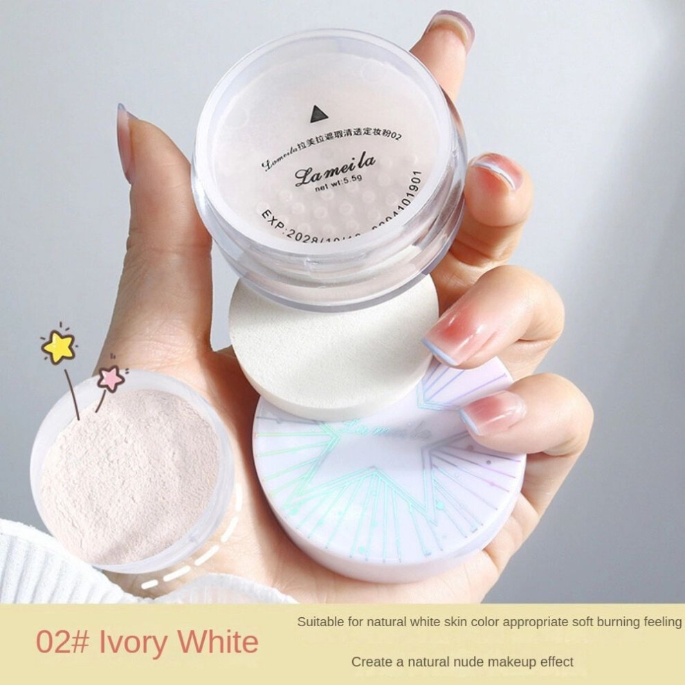 (color02) Lamela Concealer Clear Makeup Setting Powder Oil Control Makeup Lasting-image-OPC-PK6BJ56-NEW