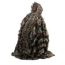 Premium 3D Laub-Kamouflage-Poncho für Camping, Wandern und Outdoor-Abenteuer
