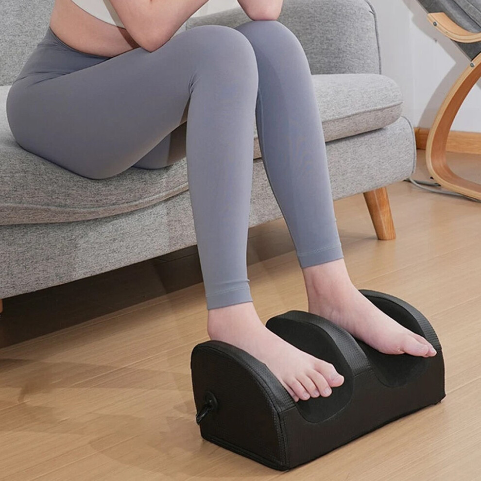 Black Foot Massager For Promoting Blood Circulation And Relieving Fatigue - Soothing Foot Massager With Heating Function - Gift For Elders