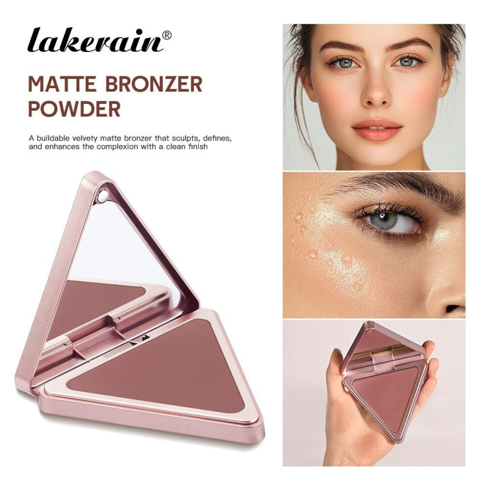 (#-2.) New Triangle Matte Light Natural Fit Bronze Powder Shadow Light Natural-image-OPC-PK6BNNK-NEW