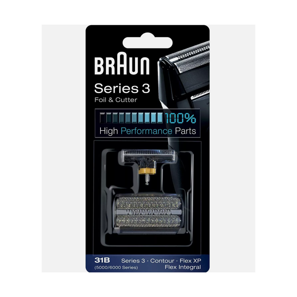 Photos - Electric Shaver Accessory Braun New Mens  31B Replacement Foil & Cutter Head Combi Pack 5000 6000 Series 