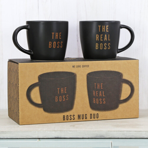 The Boss and The Real Boss Mug Duo Gift Set 2