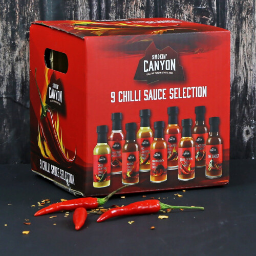 Smokin' Canyon 9 Chilli Sauce Gift Set 2