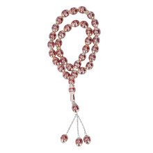 Hellebunte Farbige Resin-Muslimische Rosenkranzperlen, 12 mm, Lasergravur