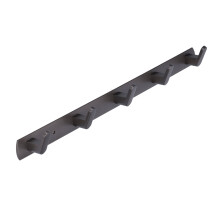 45cm Aluminiumlegierung Wandmontage-Kleider- und Handtuchhaken – Grau, langlebig und stilvoll