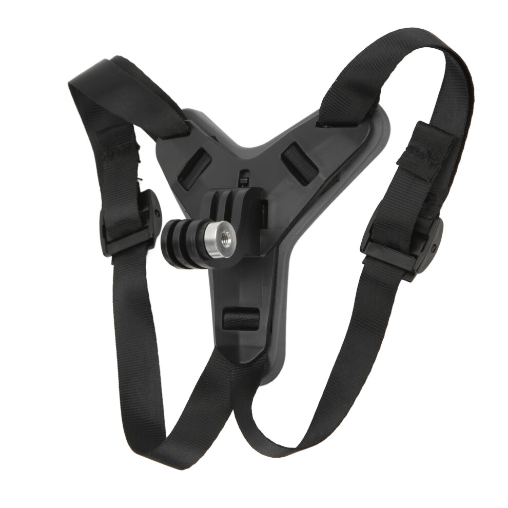 Helmet Chin Mount Adjustable Strap Prevent Slip Black 8130196964113
