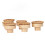 6pcs Round Drawer Knobs Wood Rattan Woven Handmade 13