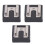 3PCS Flash Hot Shoe Mount Adapter with 1/4in Screw 5