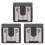3PCS Flash Hot Shoe Mount Adapter with 1/4in Screw 7