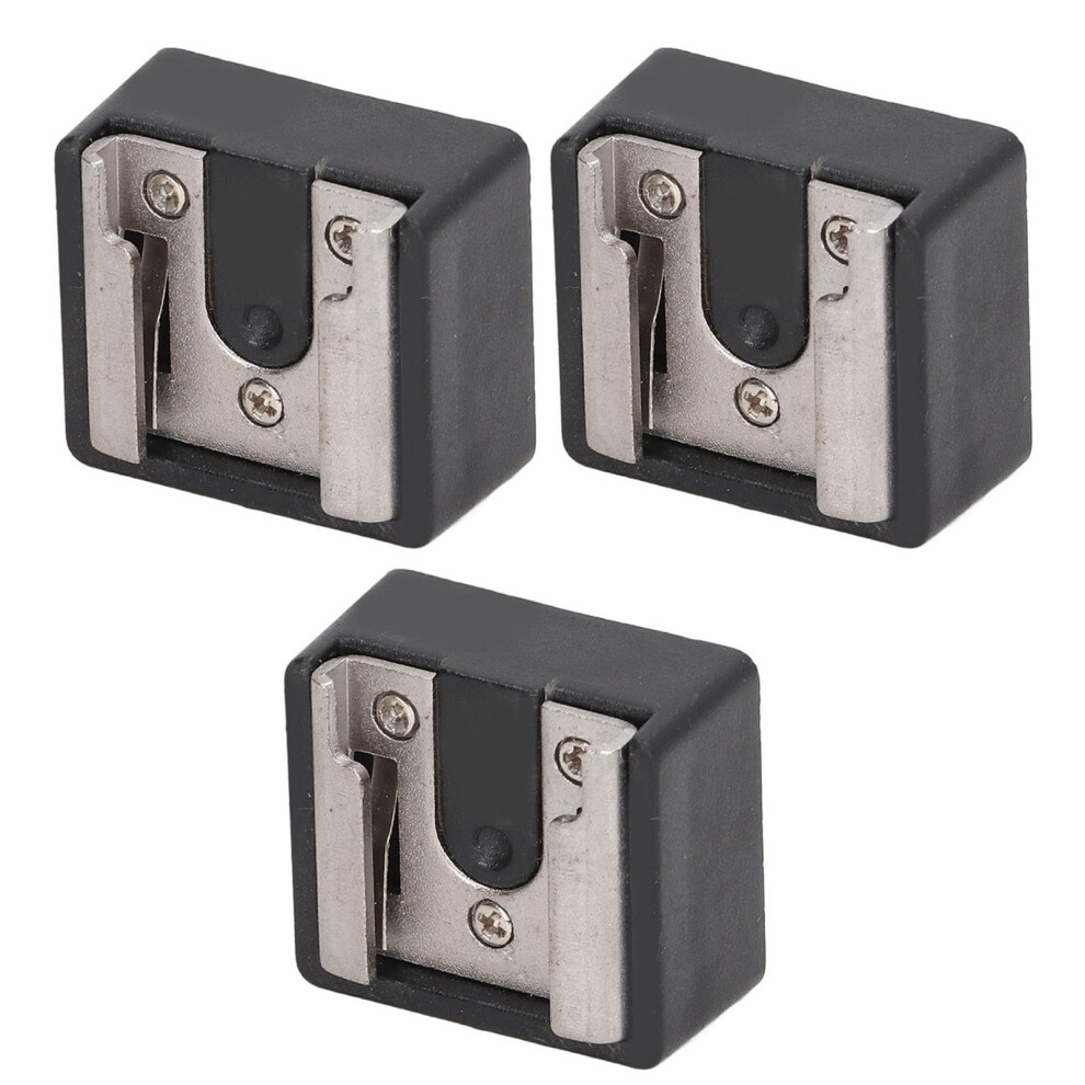 3Pcs Flash Hot Shoe Mount Adapter With 1/4In Screw 8130196965691