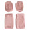 Baby Knee Pad Socks Set Anti Slip Crawling Walking 2