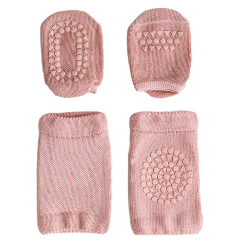 Baby Knee Pad Socks Set Anti Slip Crawling Walking 1