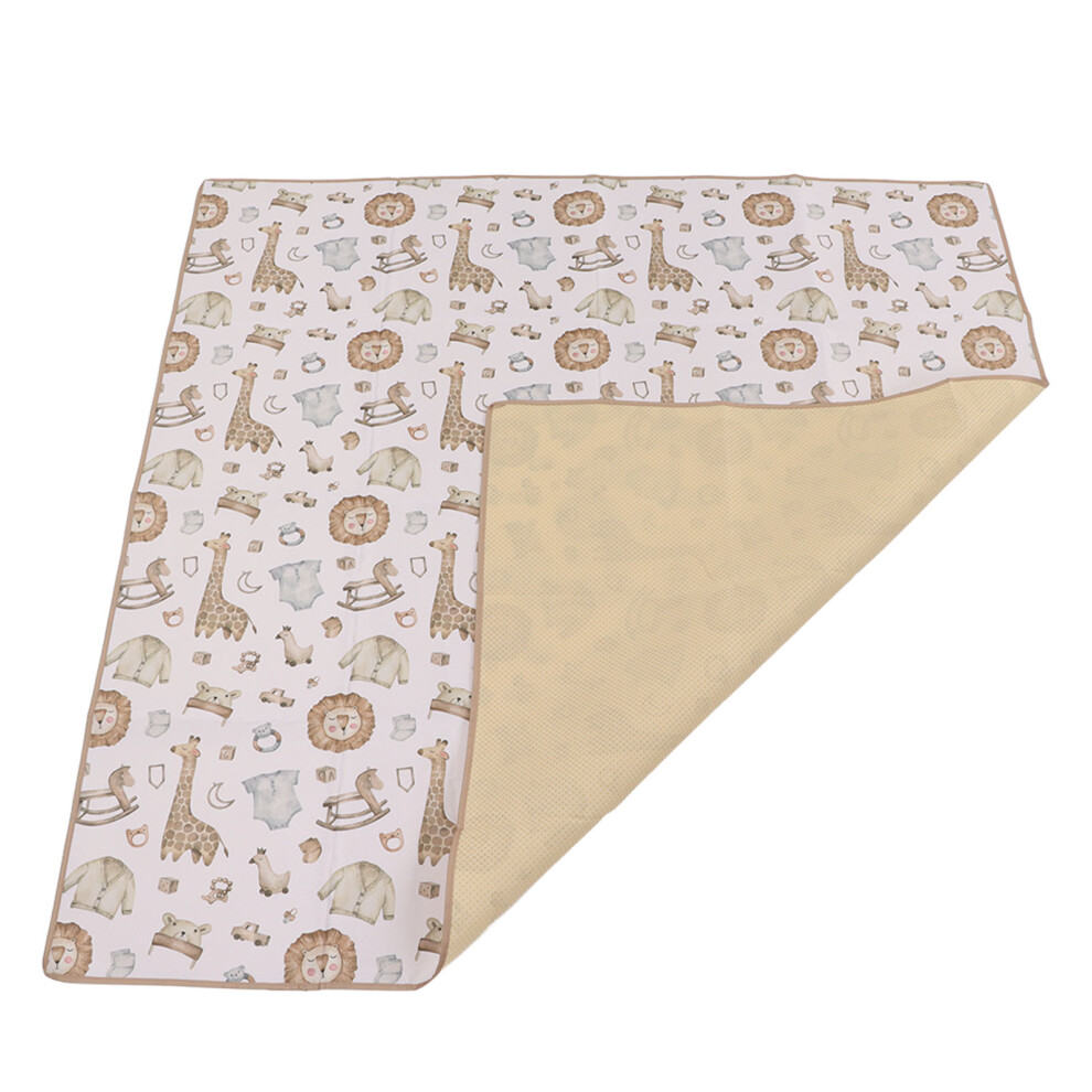 Baby Highchair Floor Mat Soft Cute Cartoon Animal