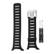 Rubber Wristwatch Bands for Suunto T1 T1c T3 T3c T3d T4c T4d Black