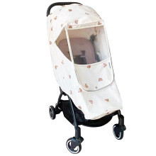 Stroller Rain Cover Windproof Waterproof Cute Bear