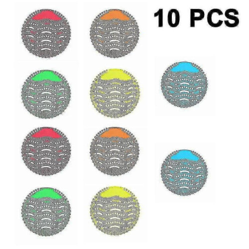 10-pack Urinal Filters & Deodorant - Urinal Filters, Strong Odor