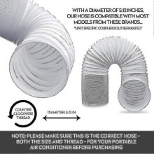 Air Conditioner Portable Exhaust Hose Universal Flexible Room Airconditioner Vent Replacement Tube