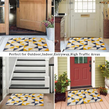 (60 x 110 cm (2 ft x 3 ft 7 in)_Large Door Mat/Bath Mat, Brio) Extra Large Rugs Living Room Printed Rug Runner