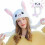 Luminous Long Bunny Hat LED Electric Plush 6