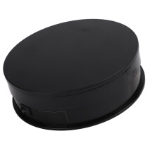 15 cm schwarzer, drehbarer Displayständer 360 elektrischer Drehteller für Schmuck & Produkte