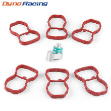 Intake Manifold Swirl Flap Blanking Plug + Gasket Set Kit for Bmw N57n N57z 3.0d