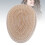 4PCS Egg Shape Hair Brush Plastic Knot Proof 12