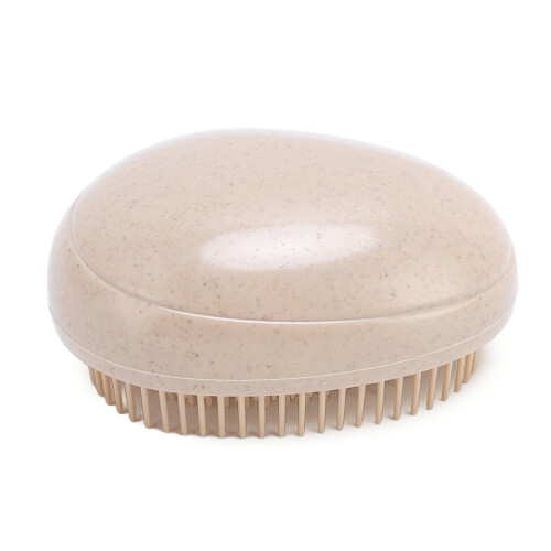 4PCS Egg Shape Hair Brush Plastic Knot Proof 1