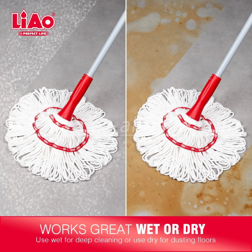 Self Wringing Twist Mop For Floor Cleaning Extendable Handle 2