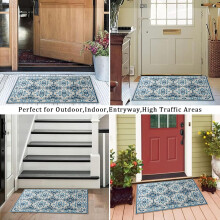 (60 x 110 cm (2 ft x 3 ft 7 in)_Large Door Mat/Bath Mat, Luna) Extra Large Rugs Living Room Printed Rug Runner