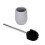 6-stückiges Badezimmer-Accessoires-Set, Grau, PP + Edelstahl 7