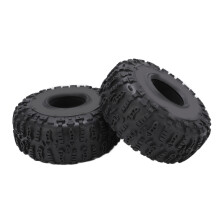 2,2 Zoll langlebige Gummirads für RC Wraith RR10 1/10 Auto, Schwarz