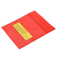 Feuerfestes Lipo-Batterie-Tasche 18x23cm explosionssicherer Aufbewahrungsbeutel Rot