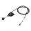 Excavator Throttle Control Cable Replacement 2.5 Meter Manual Flexible Throttle Wire for Ex230 Ex230 1