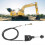 Excavator Throttle Control Cable Replacement 2.5 Meter Manual Flexible Throttle Wire for Ex230 Ex230 5
