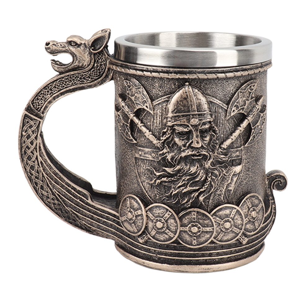 Viking Beer Mug Vintage Large Capacity Stainless-image-OPC-PK6BY8Y-NEW