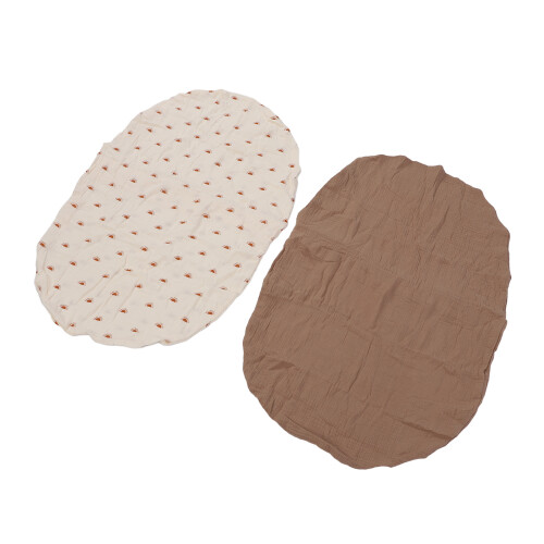 2 Pack Bassinet Sheets Soft Breathable Baby 1
