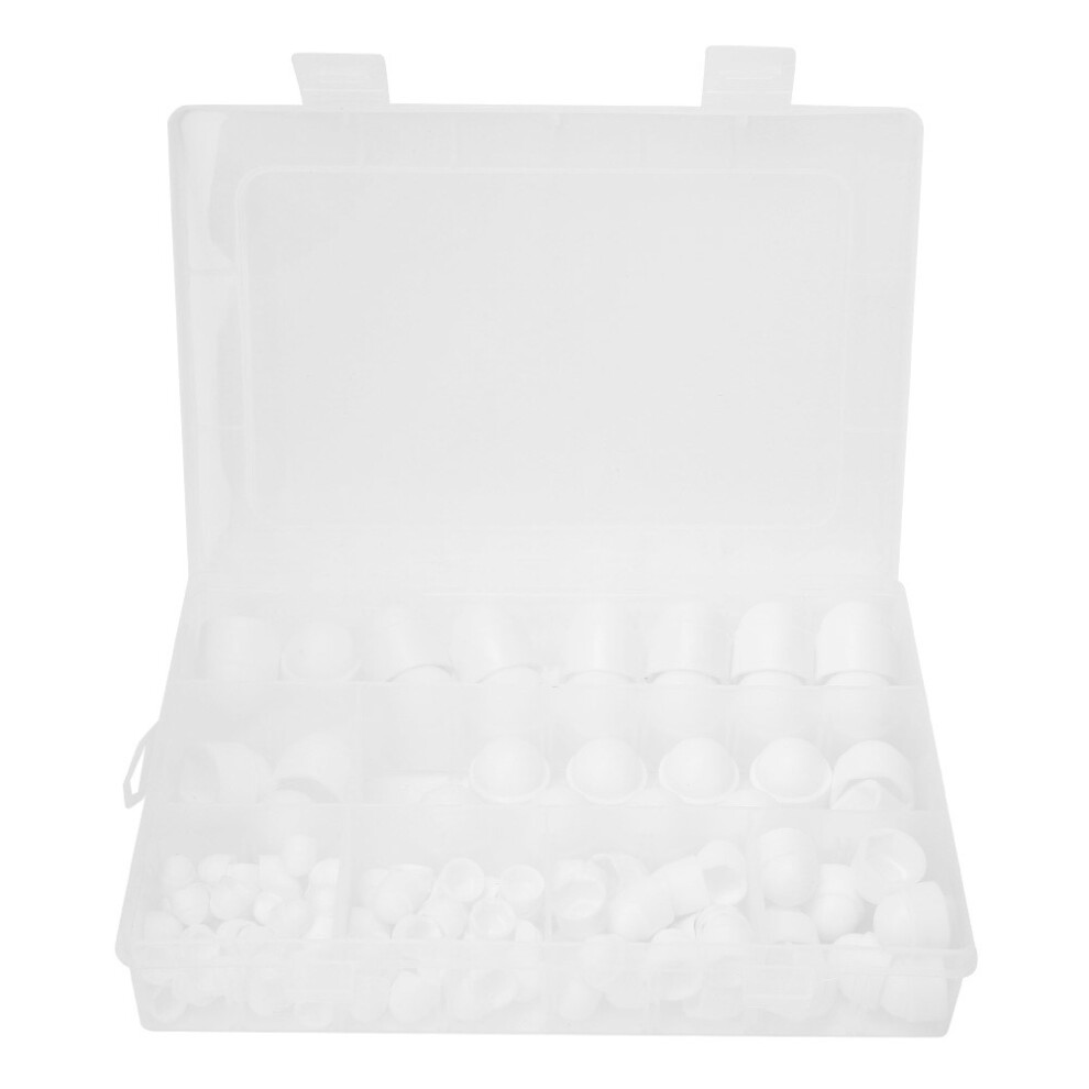 145pcs/box PE Dome Nut Kit M4 M5 M6 M8 M10 M12 Hex-image-OPC-PK6BYMX-NEW