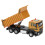1:50 Alloy Engineering Dump Truck Model, Brown, 16.2x5.6x7cm 9