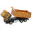 1:50 Alloy Engineering Dump Truck Model, Brown, 16.2x5.6x7cm 13