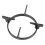 Cast Iron Wok Rack Rust Prevention Portable Gas 5