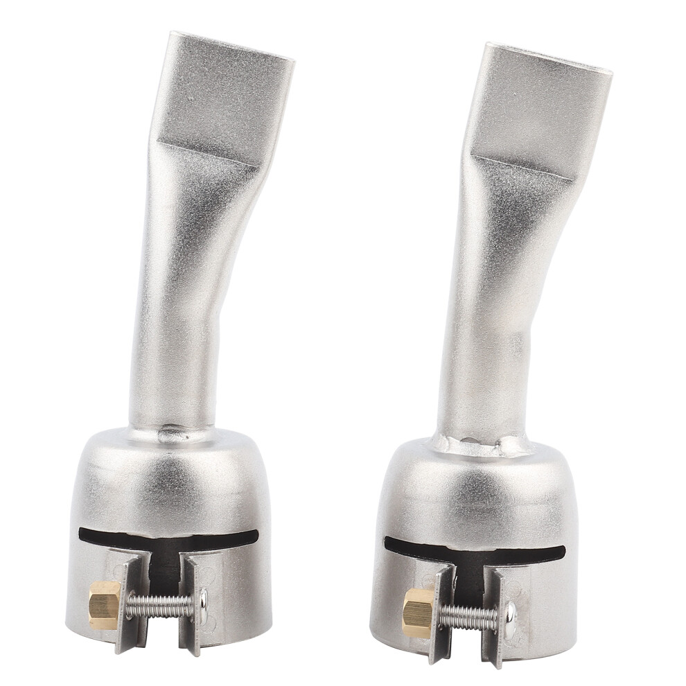 2Pcs Hot Air Gun Welding Nozzle Stainless Steel
