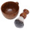 2 PCS Shaving Brush Set for Men Nylon Bristles 7