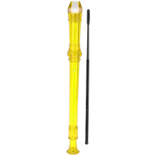 8‑Hole Clarinet ABS Transparent with Cleaning Rod