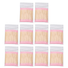 10 Bags Double Pointed Cotton Swabs for Makeup