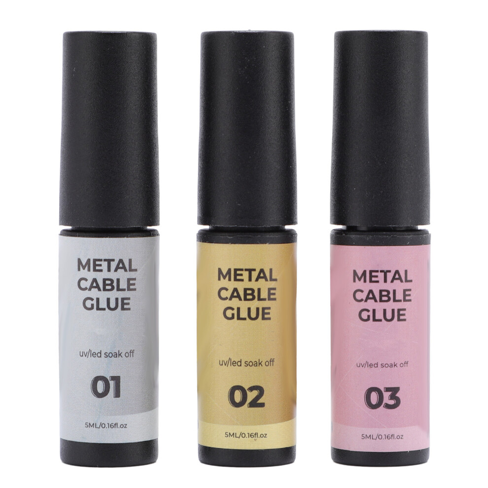 3 Color 5ml Gel Liner Art Polish Set High Density