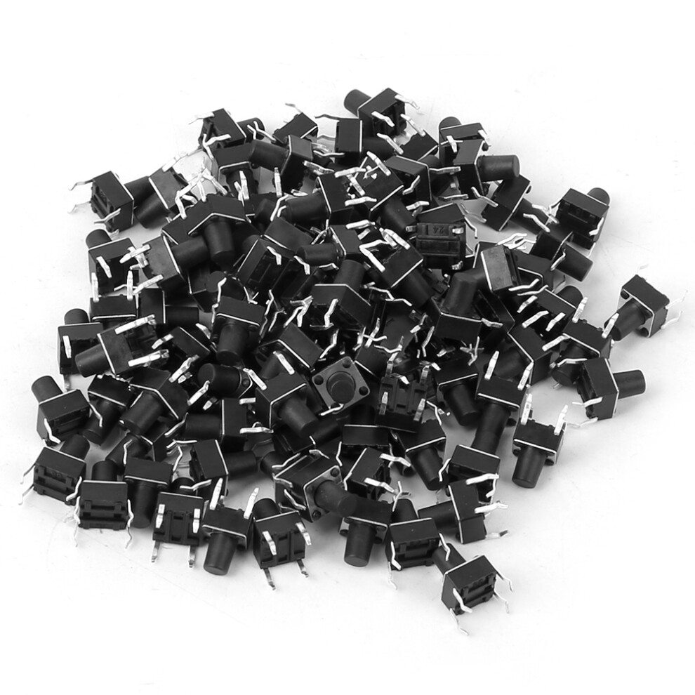 100pcs Momentary Tactile Push Button Switch Mini