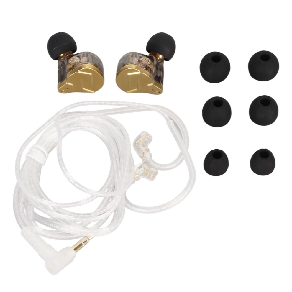 Hybrid Dynamic Driver Balanced Armature Earbuds Gold 8130196980649