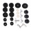 23 Pieces Cymbal Replacement Accessories Non Slip 2