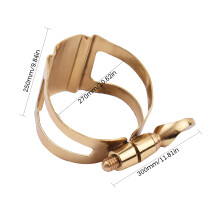 Single Screw Adjustment Saxophone Ligature Compact