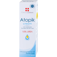 Crystal Derma Atopik Cream 10% Urea 150 ml